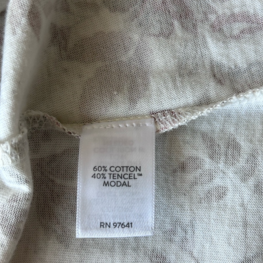 JJill Pure Jill cream&brown colors. Size L - Picture 3 of 3